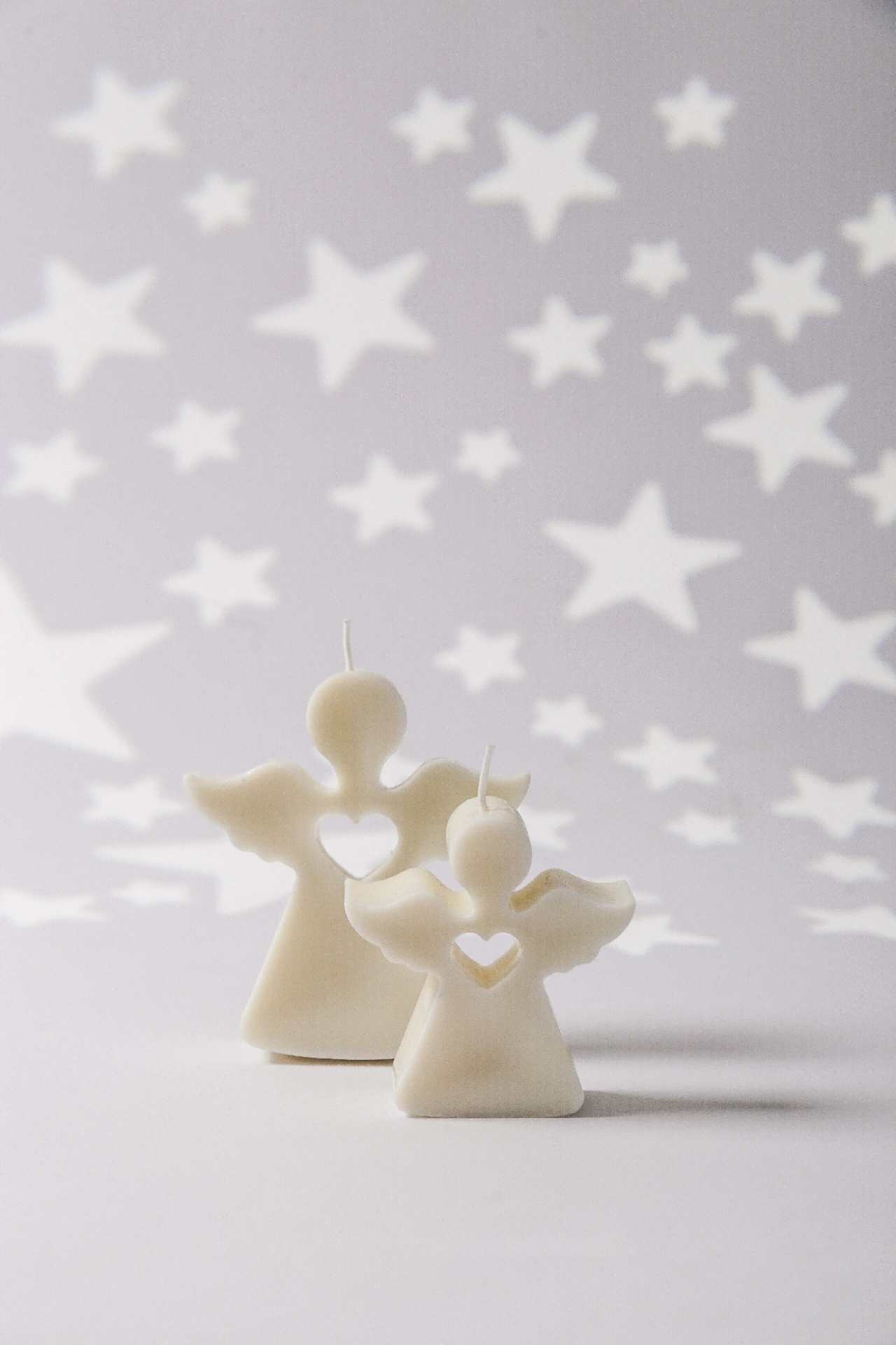 Fotografía de productos en São Paulo — fotografía de Velas Amber anjos com coração e estrelas